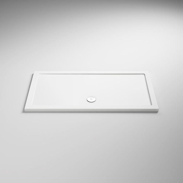 Nuie Rectangular Shower Tray - White - Unbeatable Bathrooms