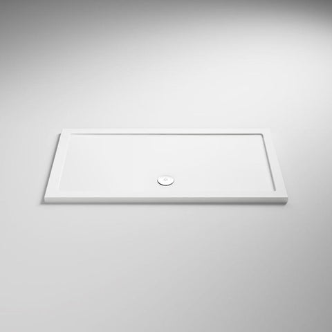 Nuie Rectangular Shower Tray - White - Unbeatable Bathrooms