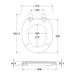 Nuie Traditional Round Toilet Seat - Unbeatable Bathrooms