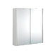 Nuie Parade 600mm 2 Door Turin Mirror Cabinet - Unbeatable Bathrooms