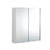 Nuie Parade 600mm 2 Door Turin Mirror Cabinet - Unbeatable Bathrooms