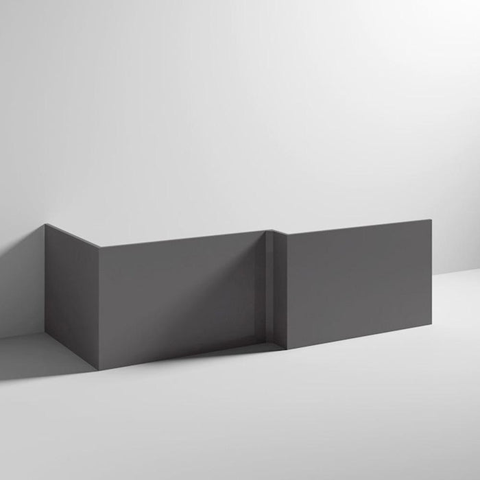 Nuie Athena Square Shower Bath End Panel 70cm - Unbeatable Bathrooms