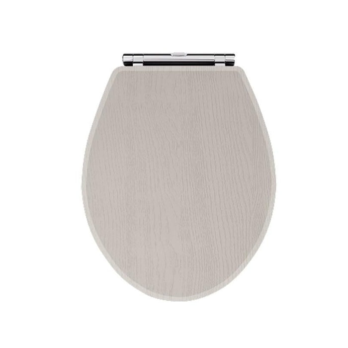 Nuie York Wood Effect Soft Close Toilet Seat (Various Colours) - Unbeatable Bathrooms