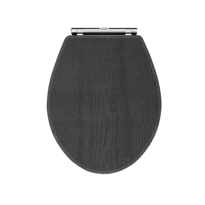 Nuie York Wood Effect Soft Close Toilet Seat (Various Colours) - Unbeatable Bathrooms