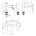 Nuie Sanford Deck Mounted Bath Shower Mixer With Kit - Unbeatable Bathrooms
