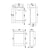 Nuie Sienna 900mm Cloakroom Vanity Unit & WC Furniture Pack - Floor Standing 1 Door Unit (Without Mono Basin) - Unbeatable Bathrooms