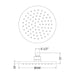 Nuie Led Round Fixed Head - Unbeatable Bathrooms