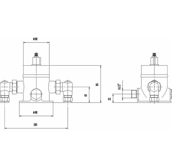 Nuie Isolation Elbows for Sequential Valve - Unbeatable Bathrooms