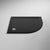 Nuie Offset Quadrant Shower Tray - Black Slate - Unbeatable Bathrooms