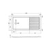 Nuie Walk-In Rectangular Shower Tray - White - Unbeatable Bathrooms