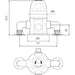 Nuie Exposed Sequential Thermostatic Valve - Unbeatable Bathrooms