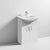 Nuie Mayford 45/55/650mm Vanity Unit - Floor Standing Unit with Square Semi Recessed Basin - Unbeatable Bathrooms