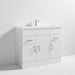 Nuie Eden 800/1000mm Vanity Unit - Floor Standing 3 Door & 2 Drawer Unit - Unbeatable Bathrooms
