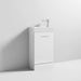 Nuie Mayford 500mm Cloakroom Vanity Unit- Floor Standing 1 Door Unit with Basin - Unbeatable Bathrooms