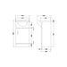 Nuie Mayford 450mm Vanity Unit - Floor Standing 1 Door Unit with Round Semi Recessed Basin - Unbeatable Bathrooms