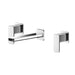 Nuie Windon Wall Mounted 3TH Basin Mixer - Unbeatable Bathrooms