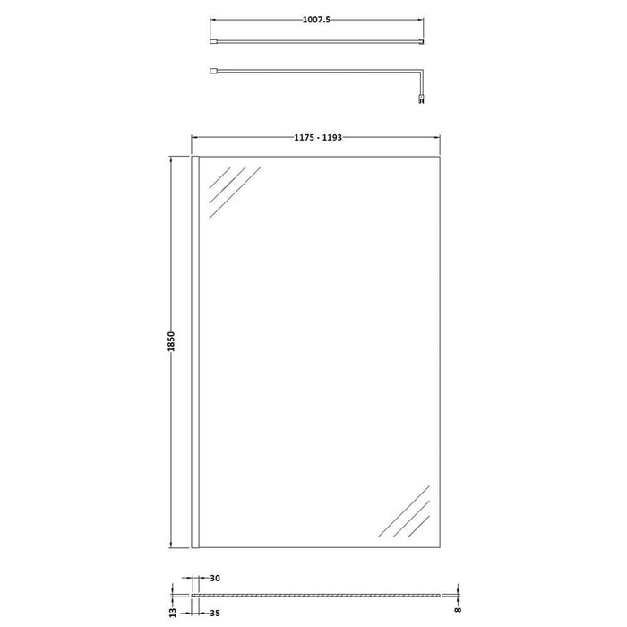 Nuie Wetroom Screens - Unbeatable Bathrooms