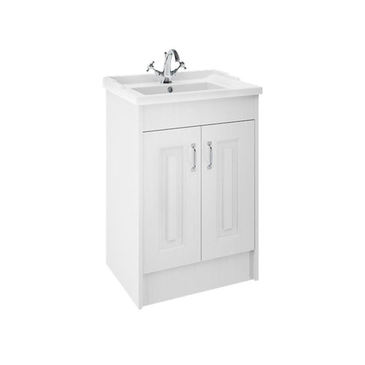 Nuie York 600/800/1000mm Vanity Unit - Floor Standing 2 Door Unit with Basin - Unbeatable Bathrooms