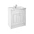 Nuie York 600/800/1000mm Vanity Unit - Floor Standing 2 Door Unit with Basin - Unbeatable Bathrooms
