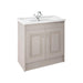Nuie York 600/800/1000mm Vanity Unit - Floor Standing 2 Door Unit with Basin - Unbeatable Bathrooms