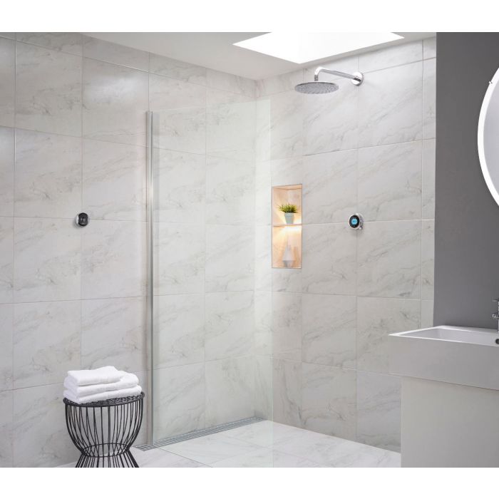 Aqualisa Optic Q Smart Shower Concealed with Fixed Head - Unbeatable Bathrooms