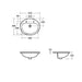 Armitage Shanks Orbit 21 55cm Countertop Basin - Unbeatable Bathrooms