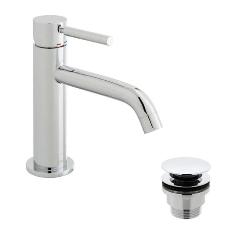 Vado Origins Slimline Mono Basin Mixer with Universal Basin Waste - Unbeatable Bathrooms