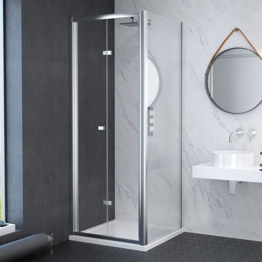 Kudos Original 6 Square Shower Enclosure with Bi-Fold Door - Unbeatable Bathrooms