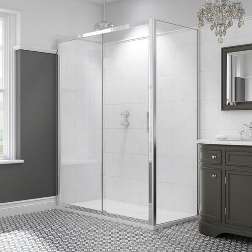 Kudos Original 6 Rectangle Shower Enclosure with Sliding Door - Unbeatable Bathrooms