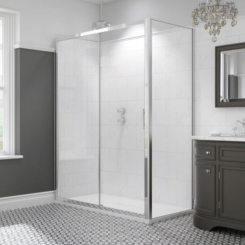 Kudos Original 6 Rectangle Shower Enclosure with Sliding Door - Unbeatable Bathrooms