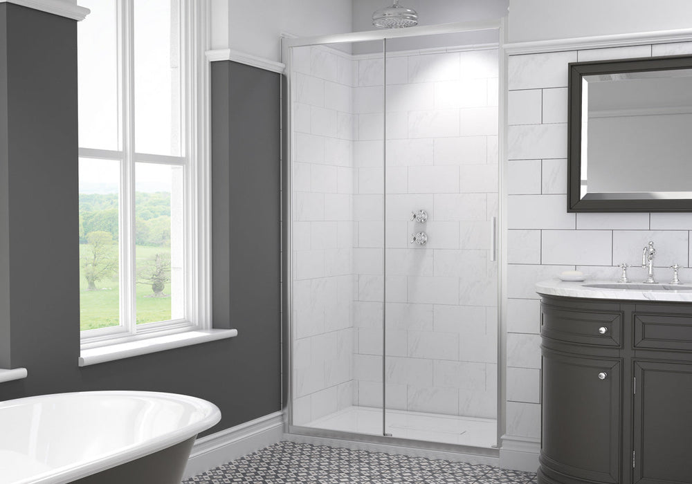 Kudos Original 6 Rectangle Shower Enclosure with Sliding Door - Unbeatable Bathrooms