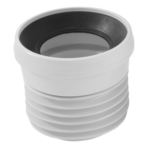 Armitage Shanks Panekta Outlet Connector, Finned Pattern, Straight - Unbeatable Bathrooms