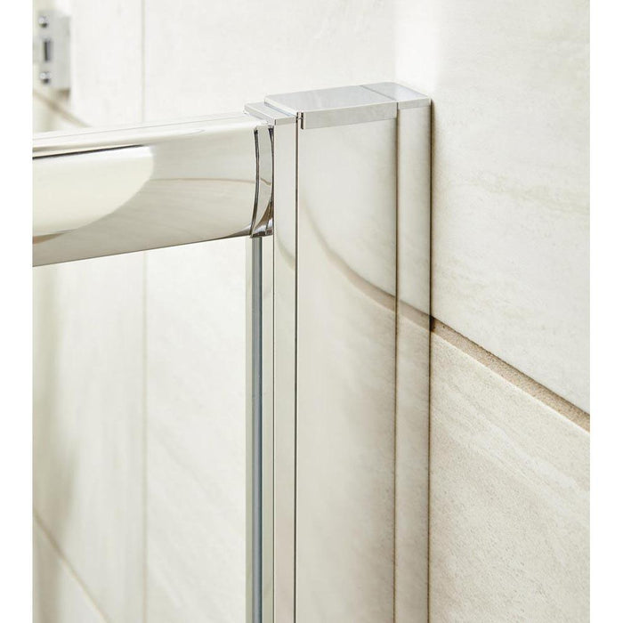 Hudson Reed Apex Offset Quadrant Shower Enclosure with 2 Sliding Doors & Tray - Unbeatable Bathrooms