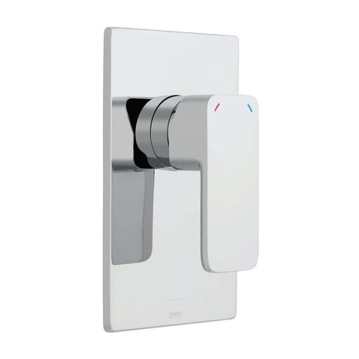 Vado Phase Square Back Plate Wall Mounted Concealed Manual Shower Valve - Unbeatable Bathrooms