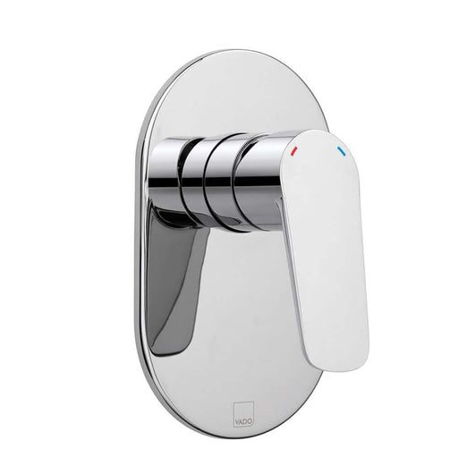 Vado Photon Square Wall Mounted Concealed Manual Shower Valve - Unbeatable Bathrooms
