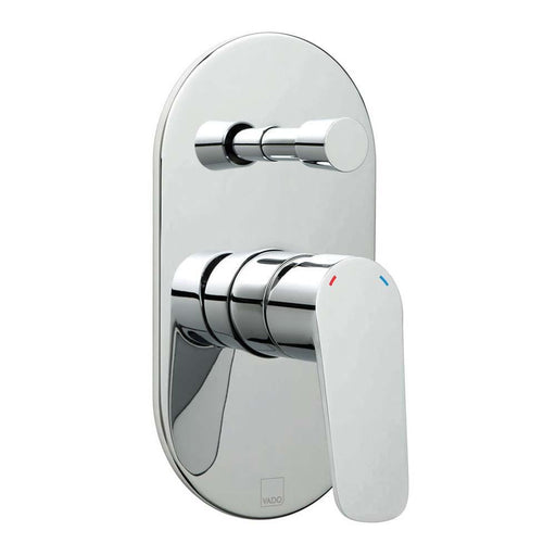 Vado Photon Wall Mounted Concealed Manual Shower Valve with Diverter - Unbeatable Bathrooms