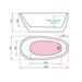 Charlotte Edwards Phobos 1500 x 730mm Slim-Edged Freestanding Bath - Unbeatable Bathrooms