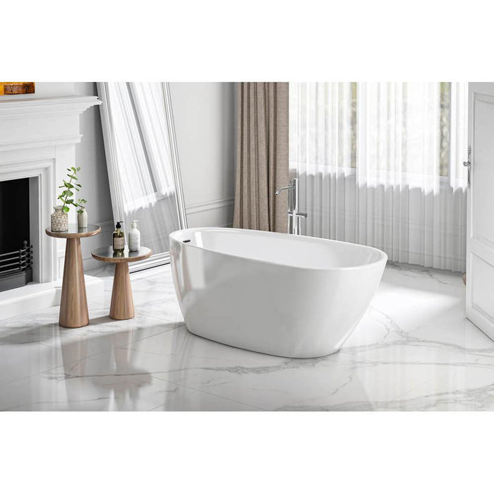 Charlotte Edwards Phobos 1500 x 730mm Slim-Edged Freestanding Bath - Unbeatable Bathrooms