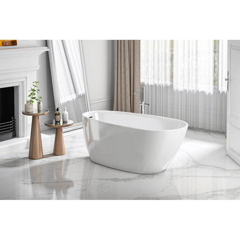 Charlotte Edwards Phobos 1500 x 730mm Slim-Edged Freestanding Bath - Unbeatable Bathrooms