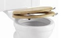 Burlington Traditional Soft Close Wooden Toilet Seat - Oak - Unbeatable Bathrooms
