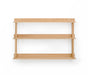 Platform Wall-Hung 3 Shelf Unit - Natural Oak - Unbeatable Bathrooms