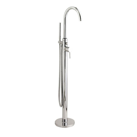 Hudson Reed Tec Lever Floor Standing Bath Shower Mixer - Unbeatable Bathrooms
