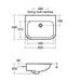 Armitage Shanks Portman 21 60cm - Unbeatable Bathrooms