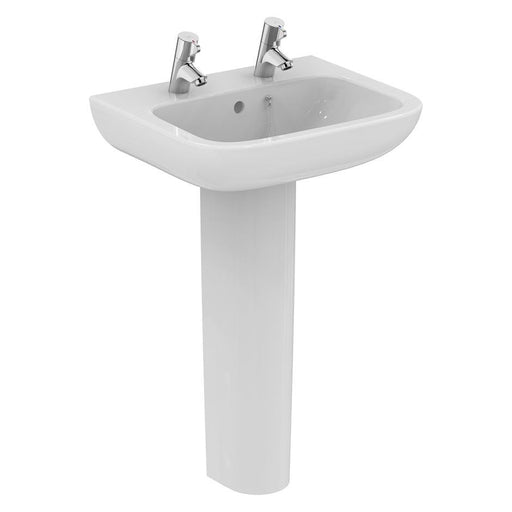 Armitage Shanks Portman 21 500/550mm Pedestal Basin - 1 & 2TH - Unbeatable Bathrooms