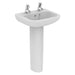 Armitage Shanks Portman 21 500/550mm Pedestal Basin - 1 & 2TH - Unbeatable Bathrooms