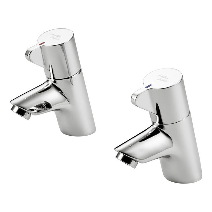 Armitage Shanks Portman 21 Washbasin 40Cm, 2 Tapholes At 100mm With Overflow and Chainstay Hole - Unbeatable Bathrooms