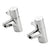 Armitage Shanks Portman 21 Washbasin 40Cm, 2 Tapholes At 100mm With Overflow and Chainstay Hole - Unbeatable Bathrooms