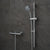 Vado Prima Thermostatic Multi Function Slide Rail Shower Valve Package with Wall Mounting Brackets - Unbeatable Bathrooms
