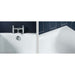 Carron Axis Single Ended 5mm Carronite Rectangular Bath No Tap Hole White - Unbeatable Bathrooms