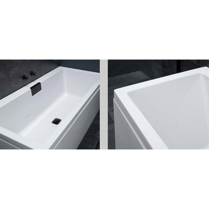 Carron Celsius 1700mm x 900mm Carronite Shower Bath - Unbeatable Bathrooms